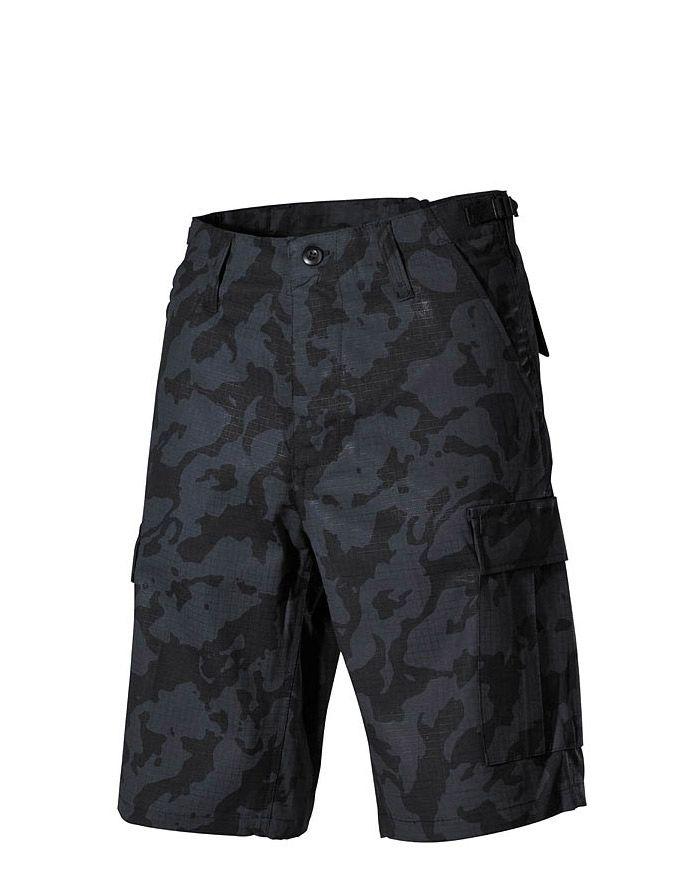 MFH US BDU Ripstop Shorts Ripstop Night Camo