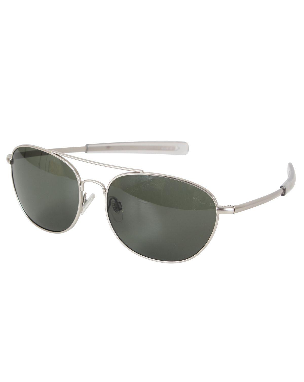 Rothco G.I. Type Pilot's Aviator Solbrille Smoke / Krom ramme