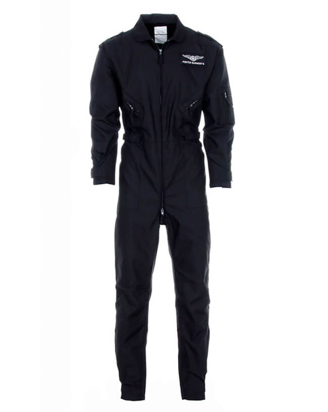 Fostex Flight Suit - Flyverdragt Sort 34-36 - 34-36