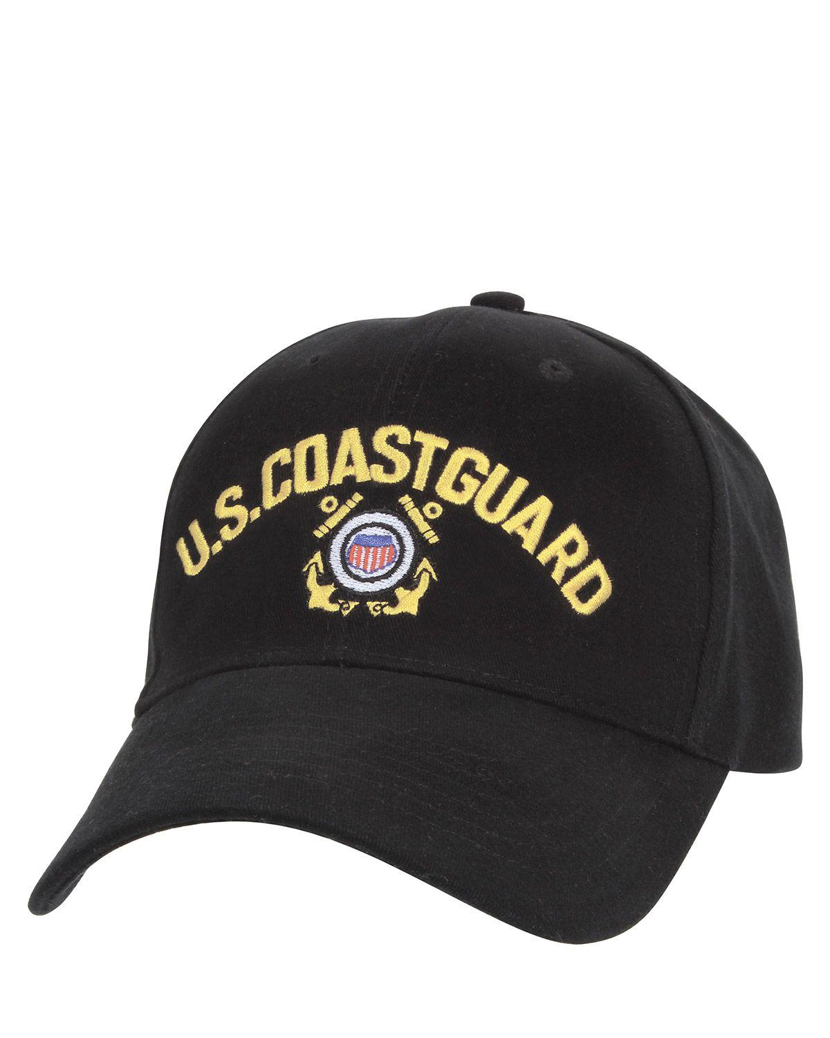 Rothco Deluxe Baseball Cap - US Coast Guard brodering
