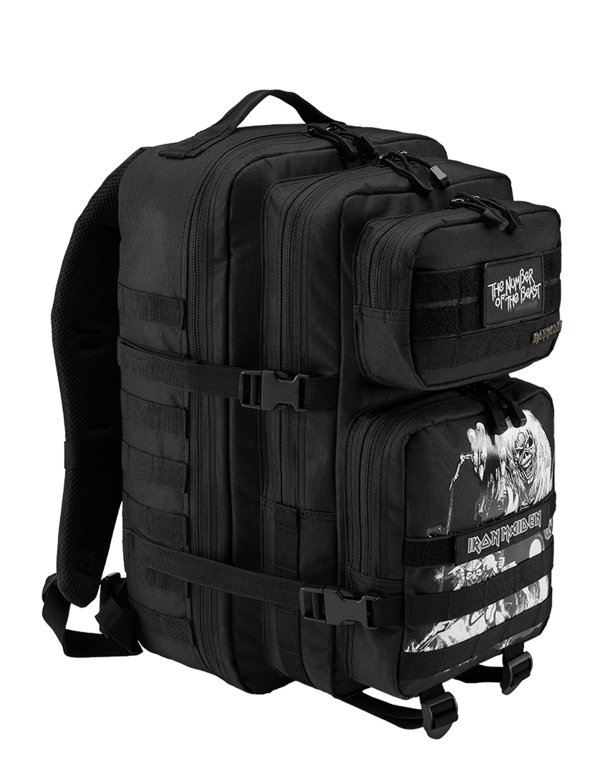 Brandit Iron Maiden US Cooper Rygsæk Large NOTB Sort - One Size