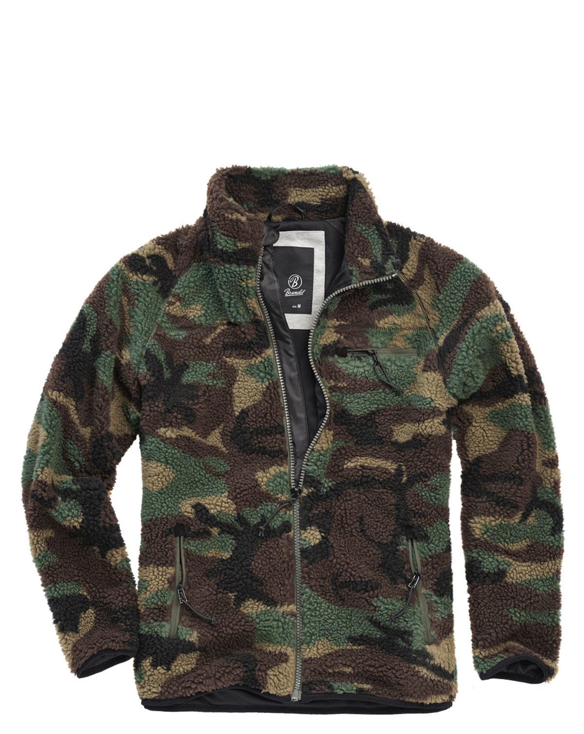 Brandit Teddyfleece Jakke Woodland - L