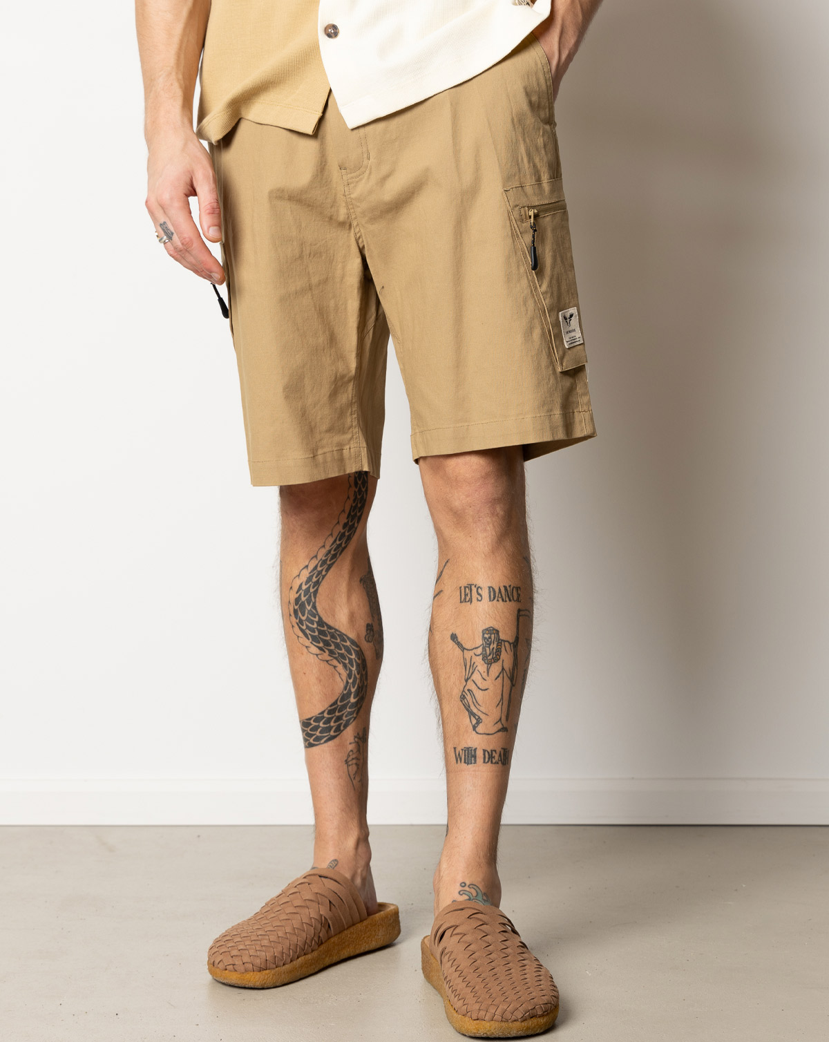 Fat Moose Pavement Ripstop Shorts Khaki