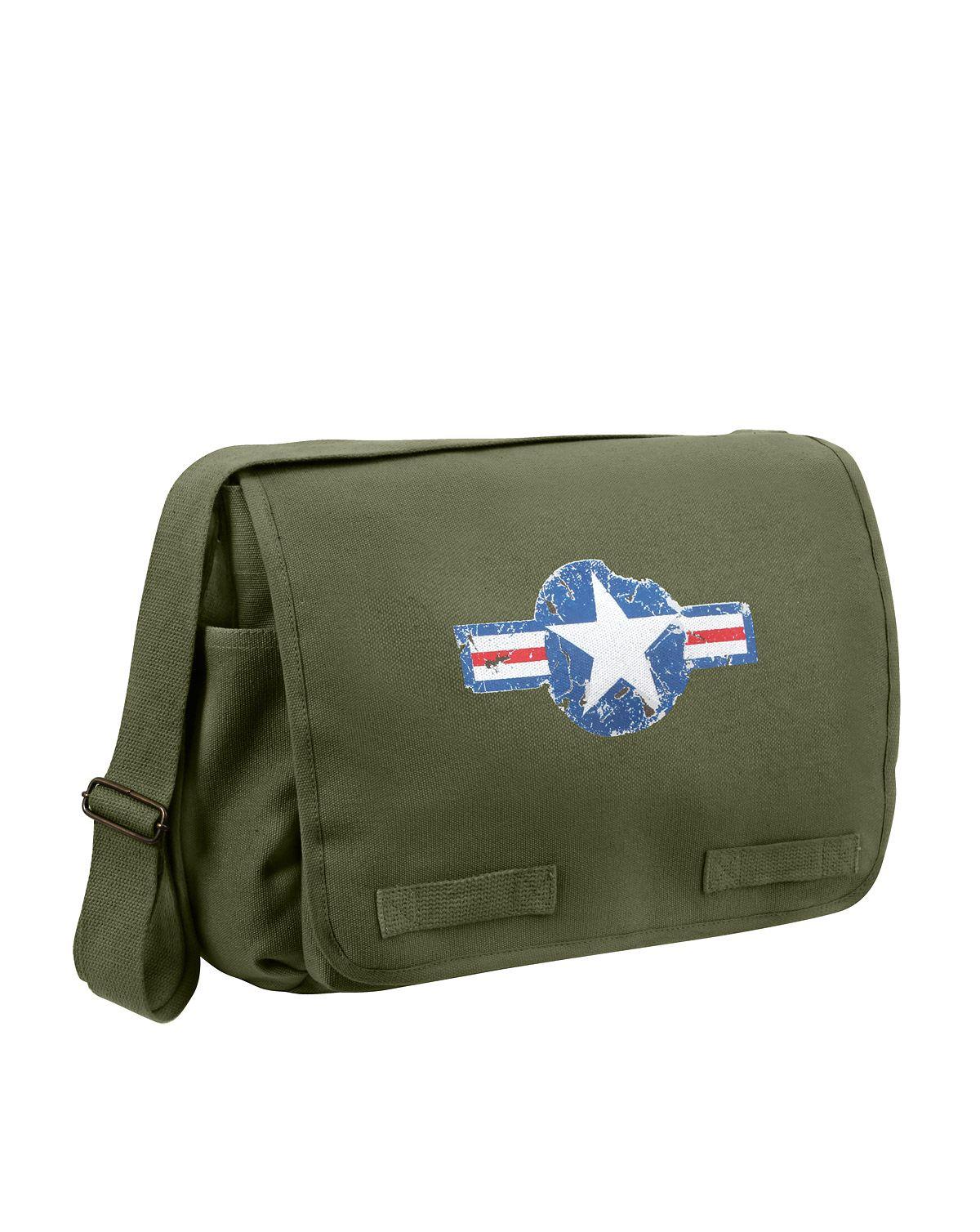 Rothco Kraftig Messenger Skuldertaske Oliven / Air Corp - One Size