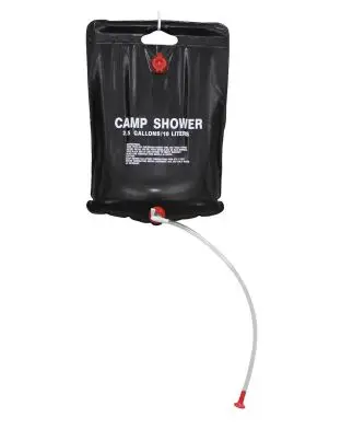 MFH Solar shower - 10 Liter Sort - Accessories