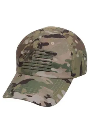 Rothco Taktisk Operator Cap m. US Flag - Kasketter & Caps