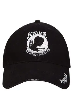 Rothco Deluxe Low Profile Cap - 'POW/MIA' Sort - Kasketter & Caps