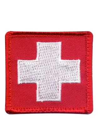 Rothco Patch Moralemærke Kors Rødt - Accessories