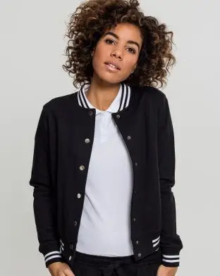 Urban Classics College Sweat Jacket til kvinder - Jakker