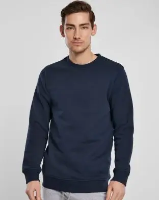 Urban Classics Organic Basis Crewneck med rund hals - Sweatshirts