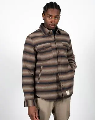 Fat Moose Roger Striped Overshirt - Overshirts