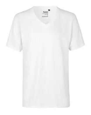 Neutral Deep V-neck T-Shirt Hvid - Neutral